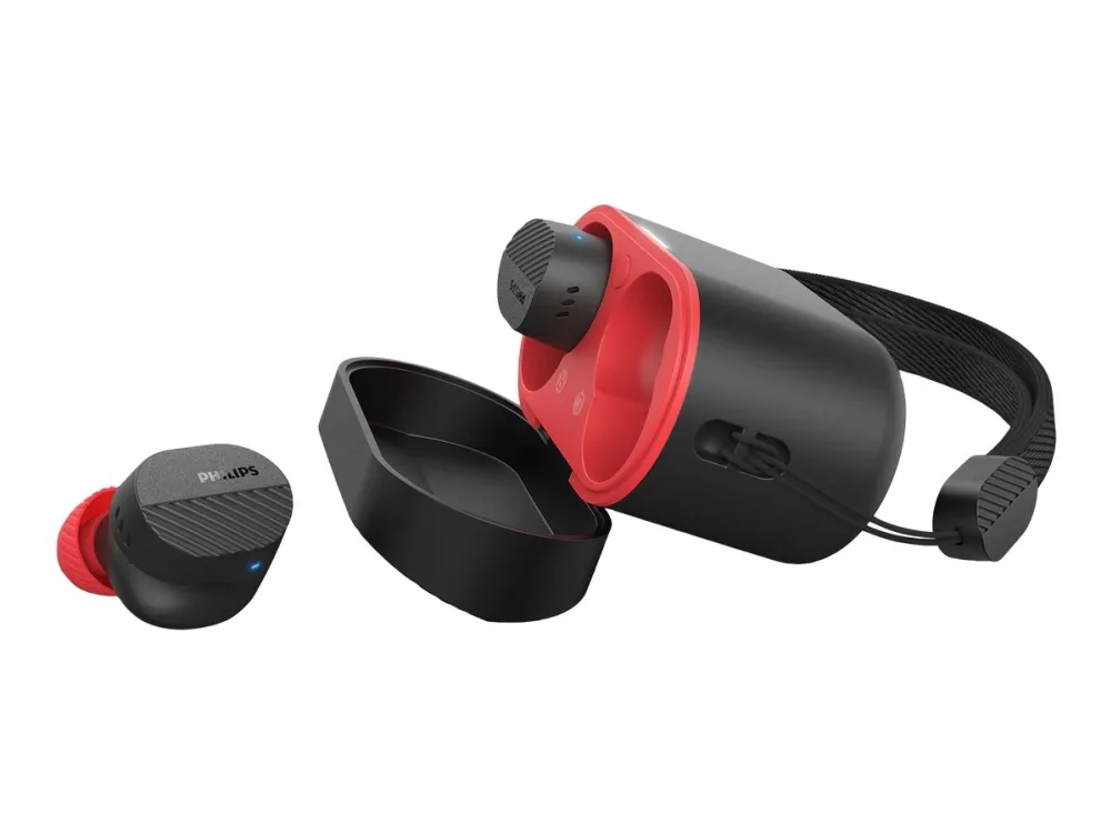 Philips - TAA5508 Trådløse Sport Øretelefoner, In-Ear (Svart) - Gratis frakt v:7091404