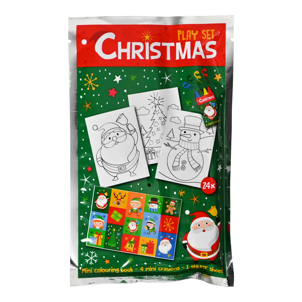 XMAS – Play Set – With wax crayons and "coloring cards" (36 pcs.) (1317) – Gratis frakt v:3203877 XMAS – Play Set – With wax crayons and "coloring cards" (36 pcs.) (1317) – Gratis frakt v:3203877