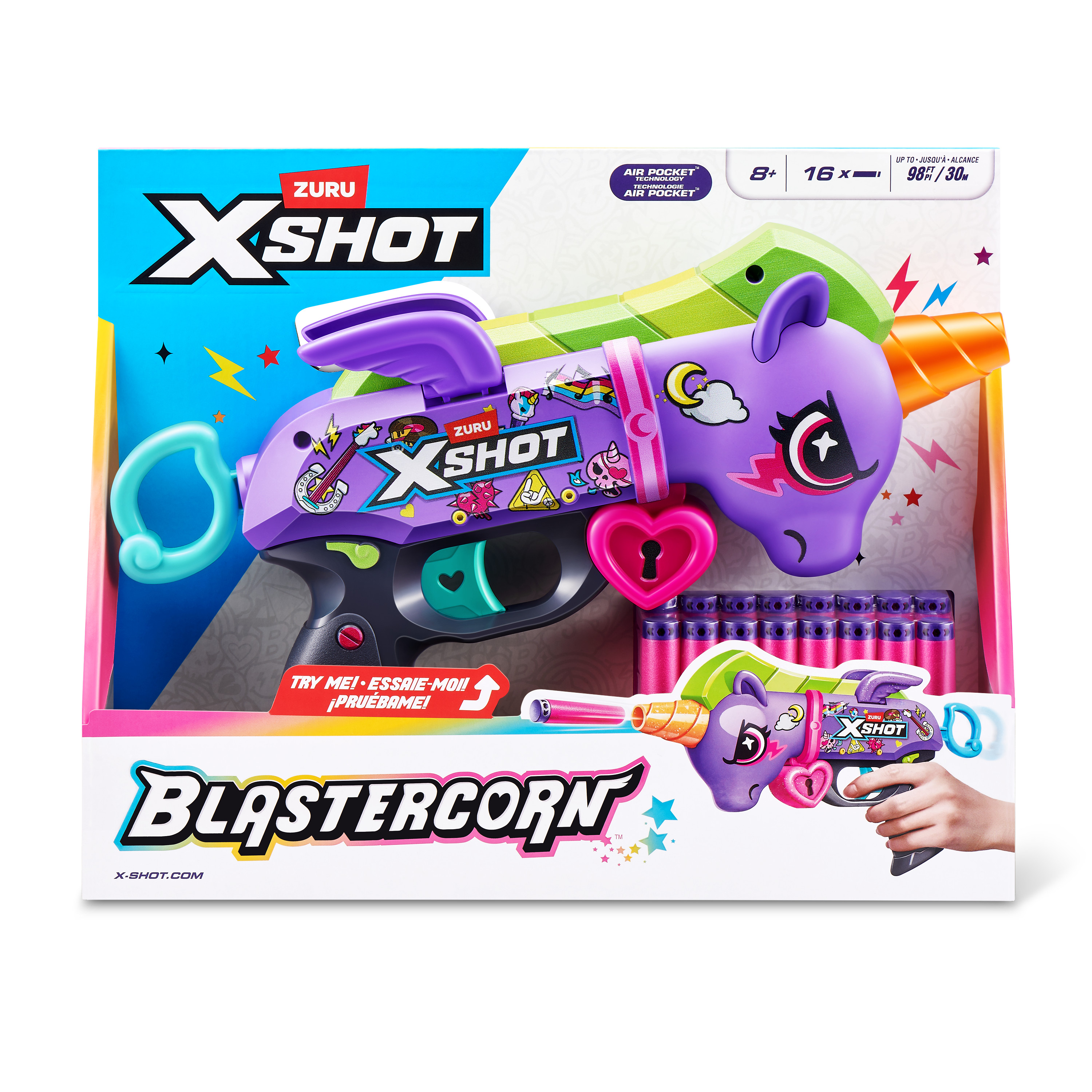 XSHOT – Blastercorn Dark Unicorn (16 Darts) (36882) v:4747492 XSHOT – Blastercorn Dark Unicorn (16 Darts) (36882) v:4747492
