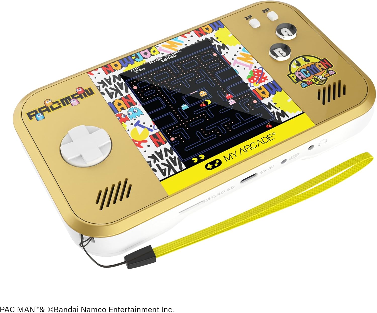 My Arcade – Pac-Man Pocket Player Max – 45th Anniversary Portable Gaming System – Gratis frakt v:8523999