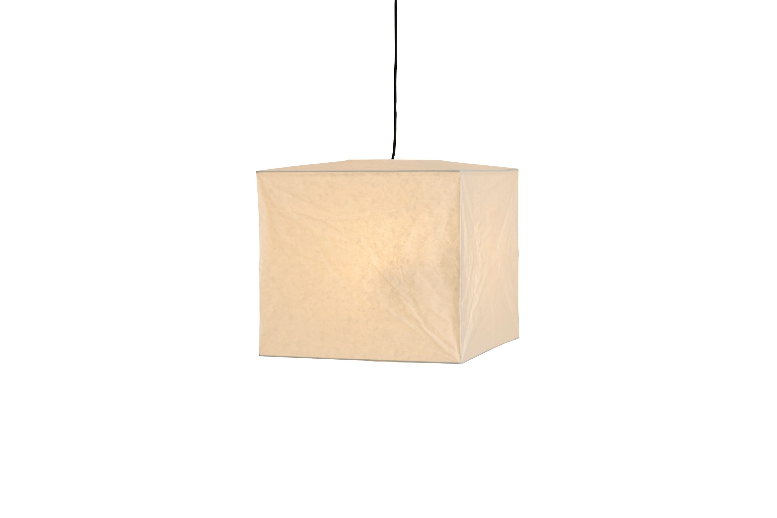 HAY – Papir Lampeskjerm – Klassisk Hvit – Cube – 45x45x40 cm – Gratis frakt v:9088130