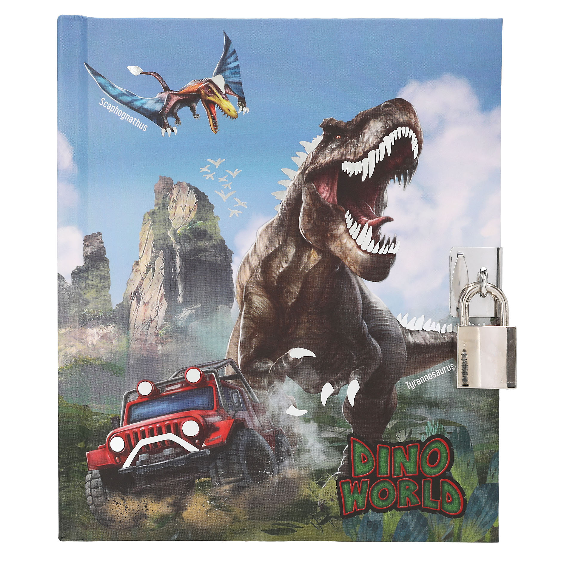 Dino World – Dagbok med hengelås v:3910098 Dino World – Dagbok med hengelås v:3910098