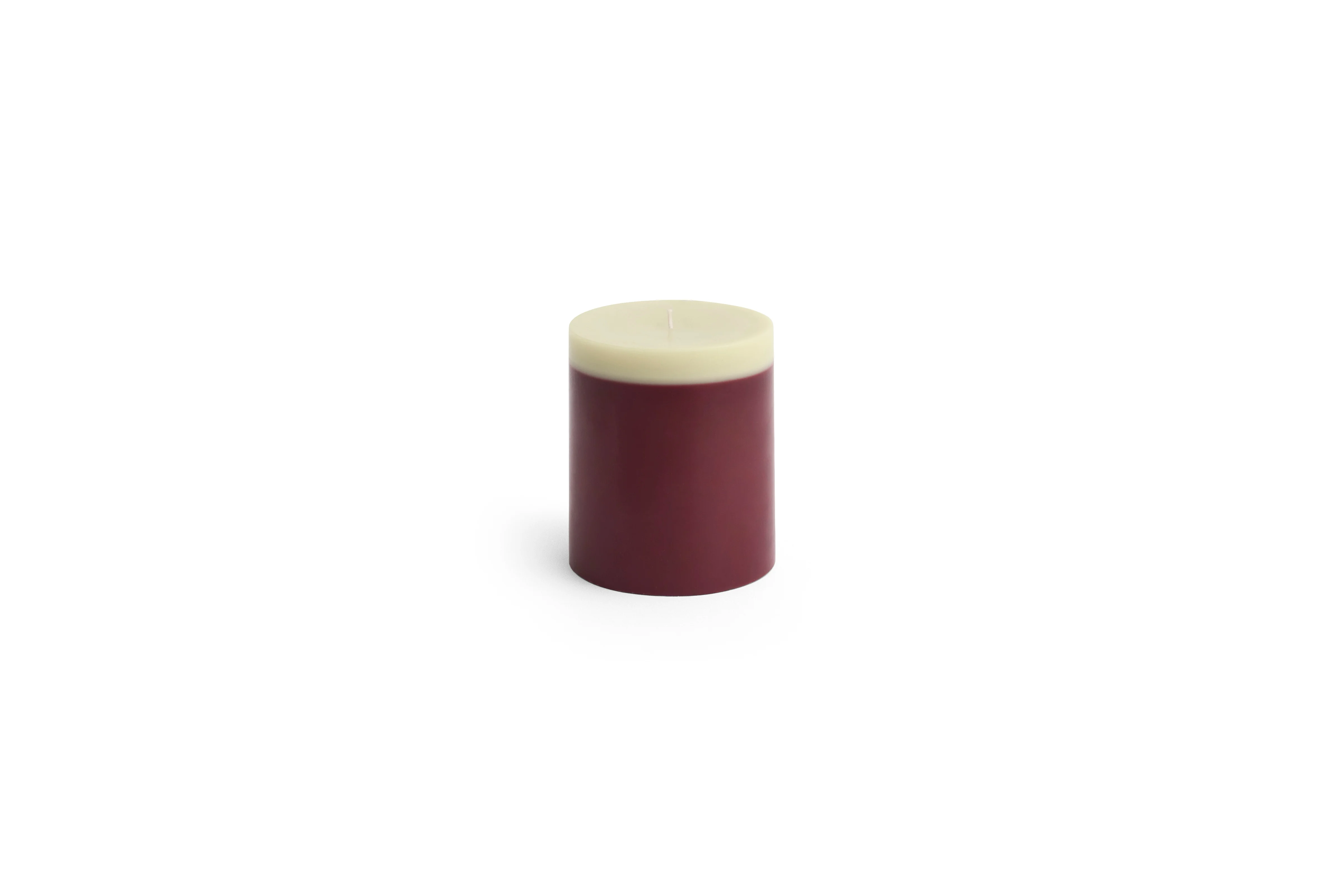 HAY - Silo Lys Medium - Ø9.5 x H11 cm - Bordeaux & Lime Hvit - Bordeaux v:1838481