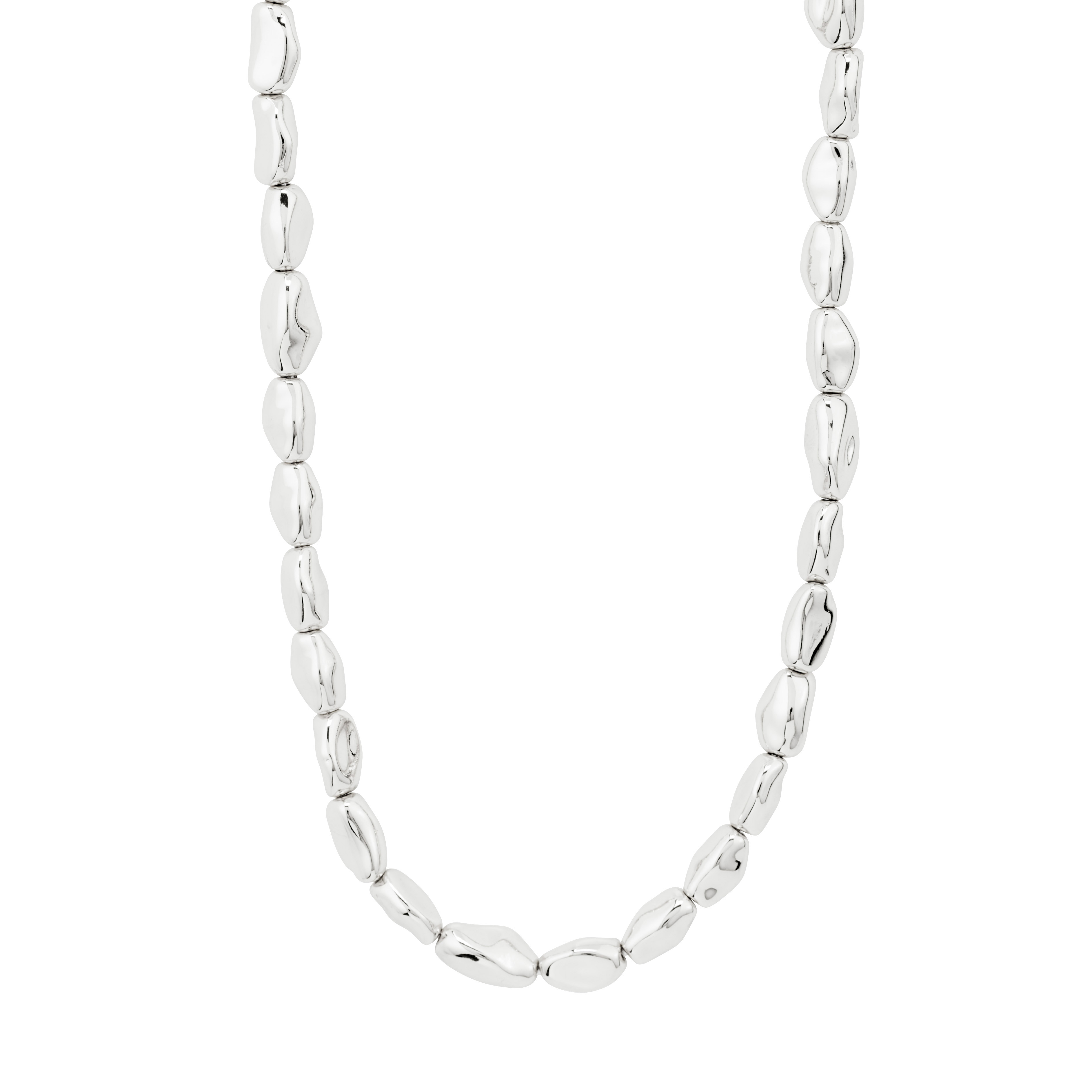 PILGRIM – PRESENCE Necklace – Silver-Plated – 38 cm + 12 cm Extension Chain – Gratis frakt v:8712141