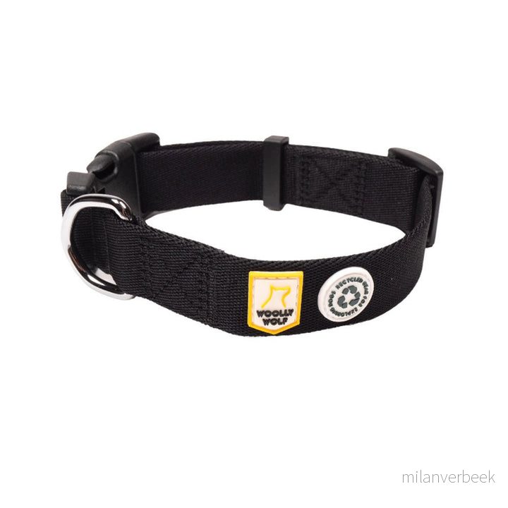 Woolly Wolf - Collar Black Raven S 25-35cm - 35 - S v:3449468