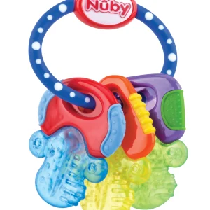 Nuby – Teether IcyBite Keys – 3m+Blue/Yellow/Green (708013) v:9492867