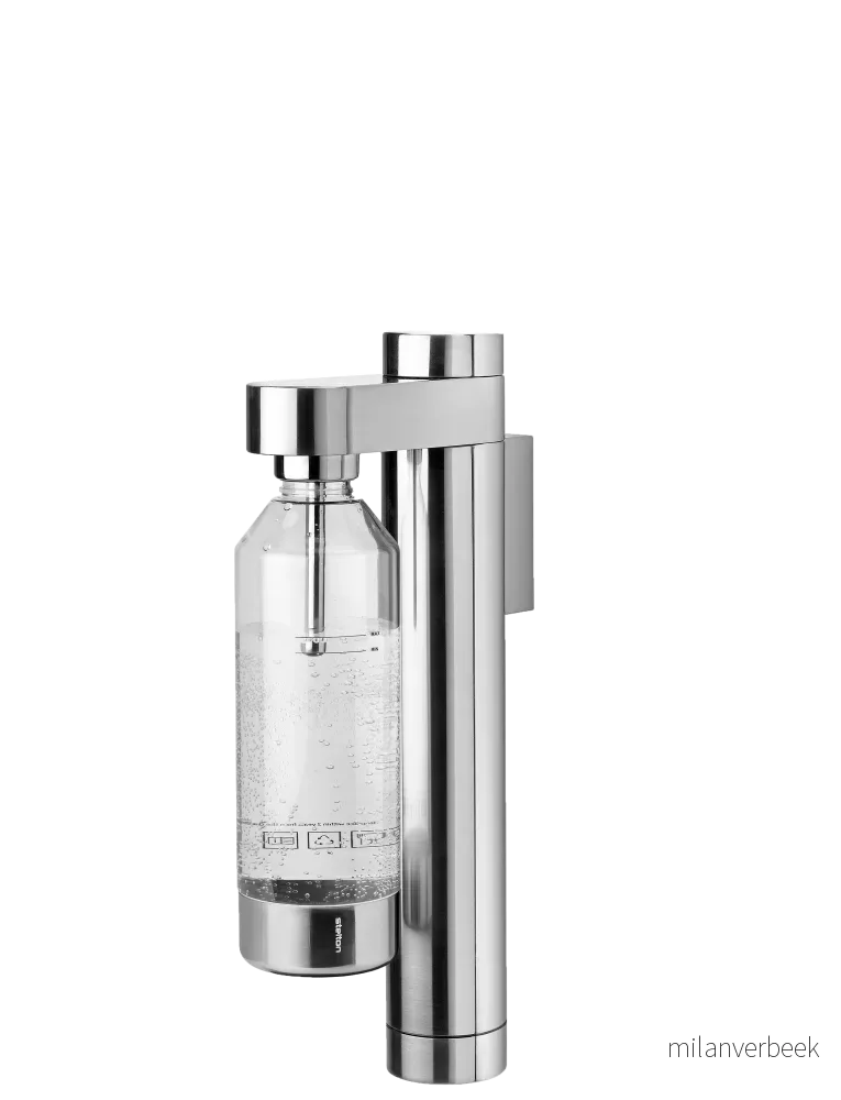 Stelton - Brus Veggmontert Kullsyremaskin (Stål) - Gratis frakt v:3839553