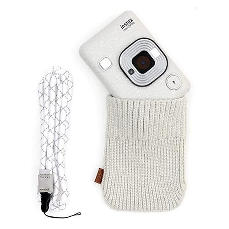 Fuji - Instax Mini Liplay Accessory Kit Bundle - Stone White v:1680706