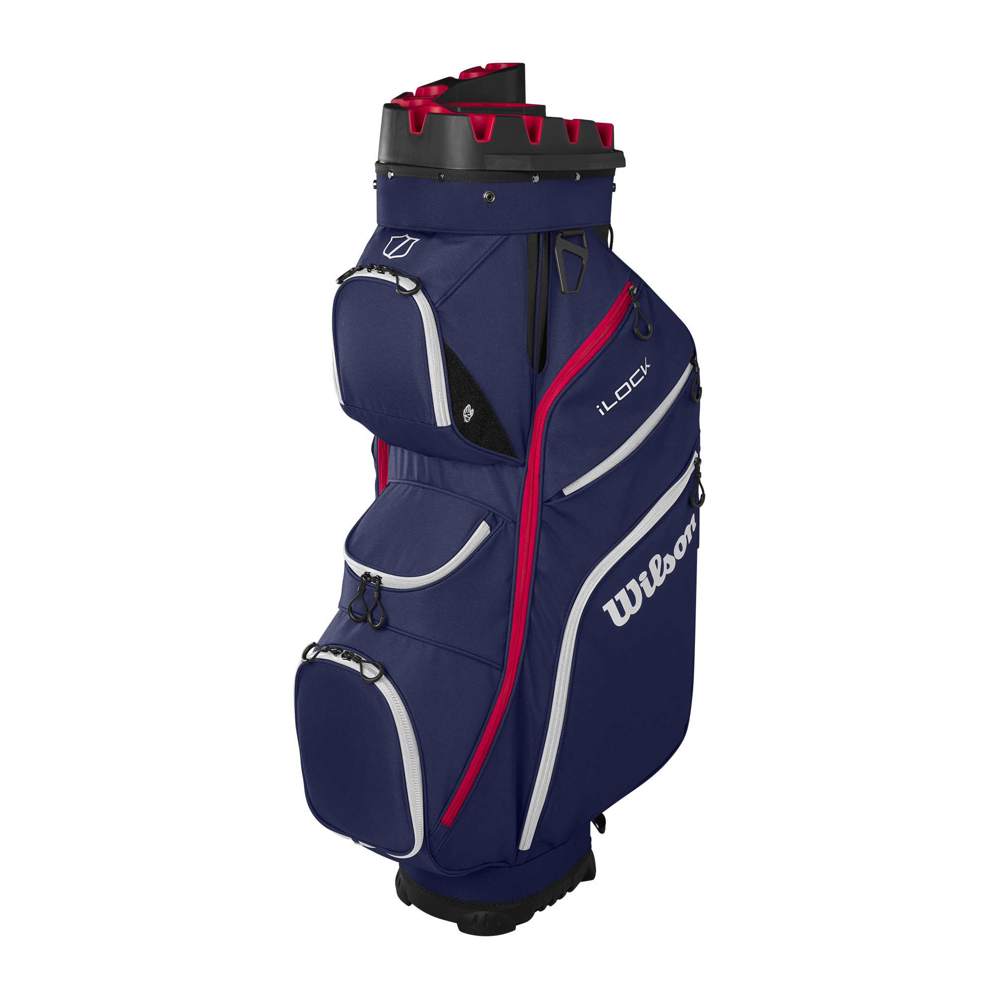 Wilson – iLock Cart Bag – Navy/White/Red – Gratis frakt v:4874175 Wilson – iLock Cart Bag – Navy/White/Red – Gratis frakt v:4874175
