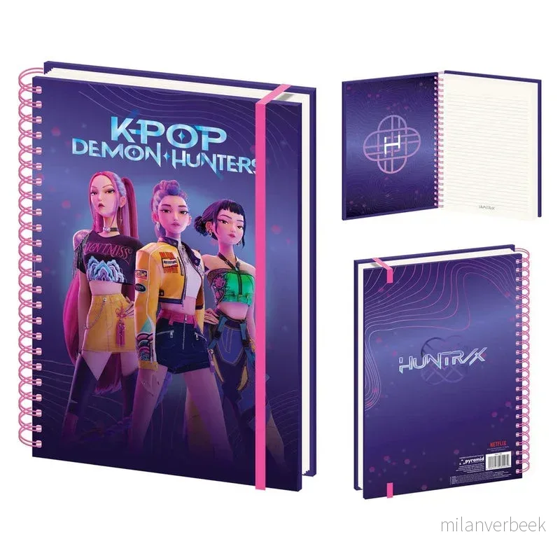 K‑Pop Demon Hunters – A4 Wiro Notebook (2112063-SR2511460) v:6631287 K‑Pop Demon Hunters – A4 Wiro Notebook (2112063-SR2511460) v:6631287