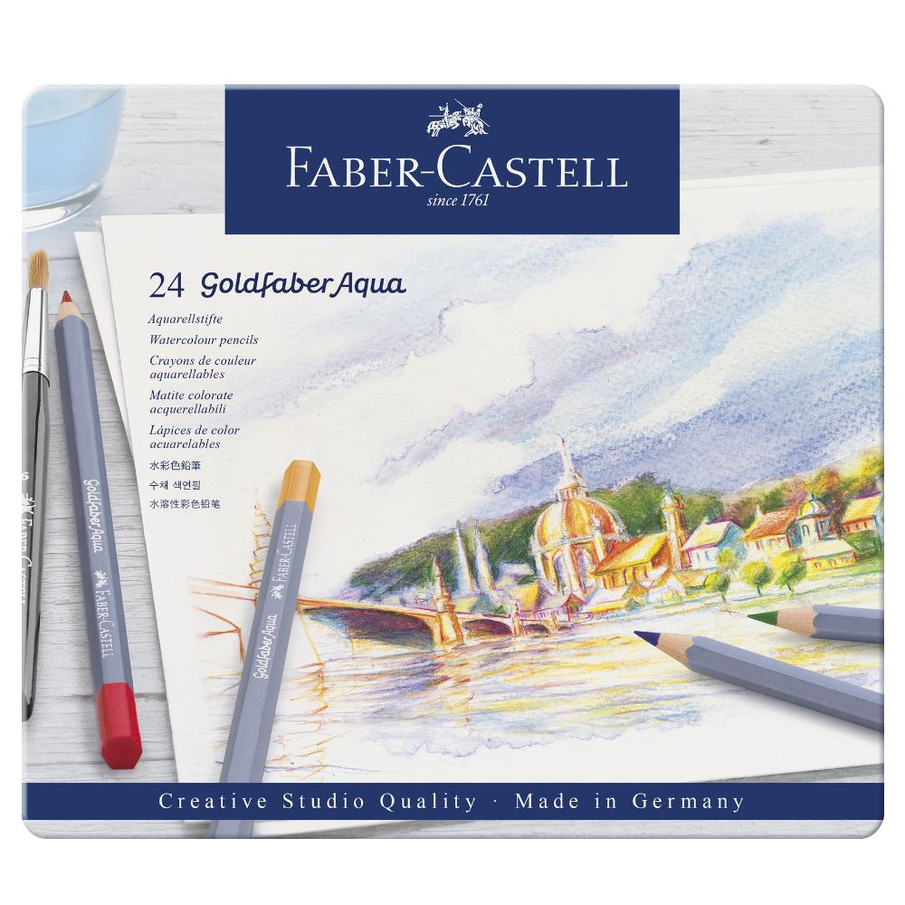 Faber-Castell – Goldfaber akvarel tin, 24 pc (114624) v:5671967 Faber-Castell – Goldfaber akvarel tin, 24 pc (114624) v:5671967