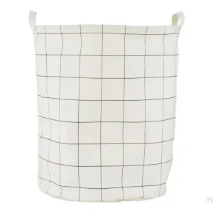 House Doctor – Squares Vasketøypose – H50 cm – Sort/Hvit v:6951368