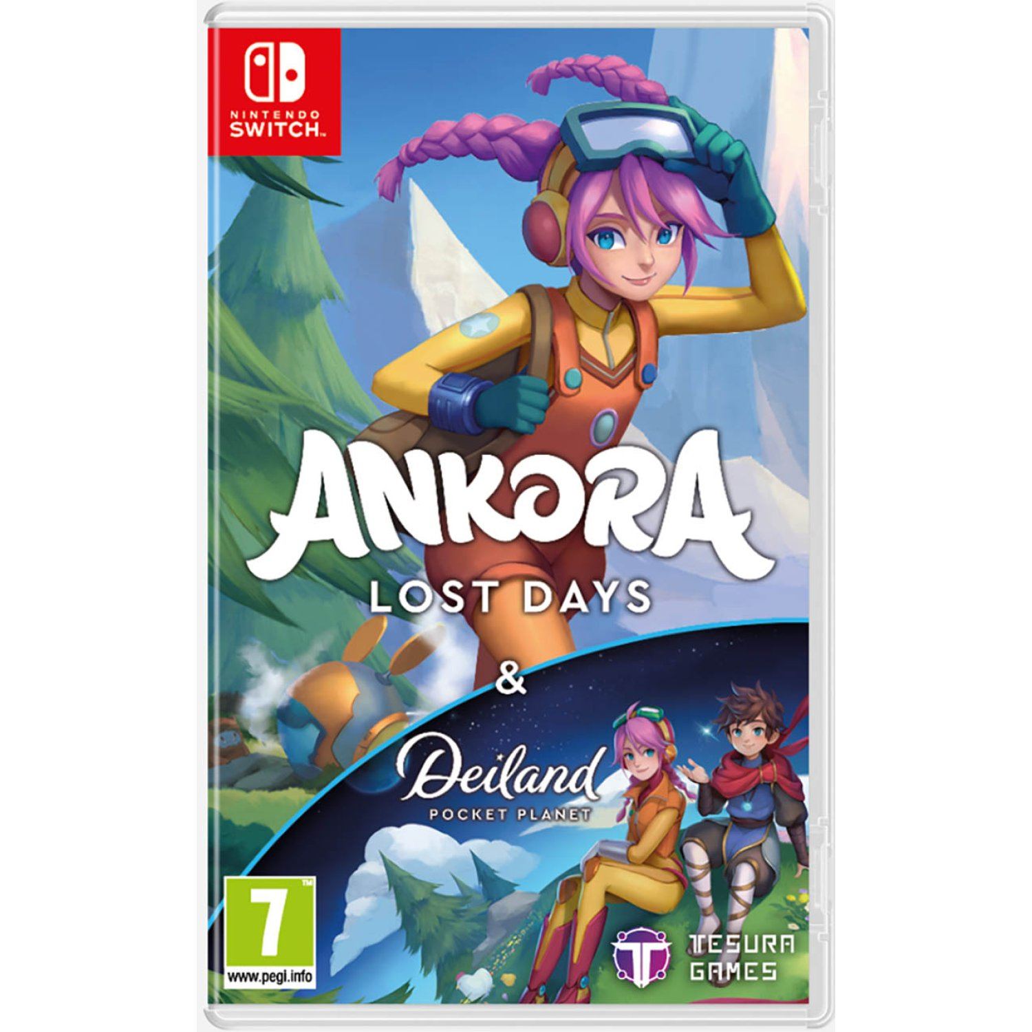 Ankora: Lost Days & Deiland: Pocket Planet - Nintendo Switch - Engelsk - Standard v:4449002