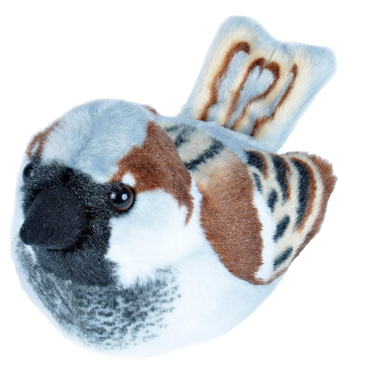 Wild Republic - Kosedyr Bird With Sound 18 cm Gråspurv v:6710118