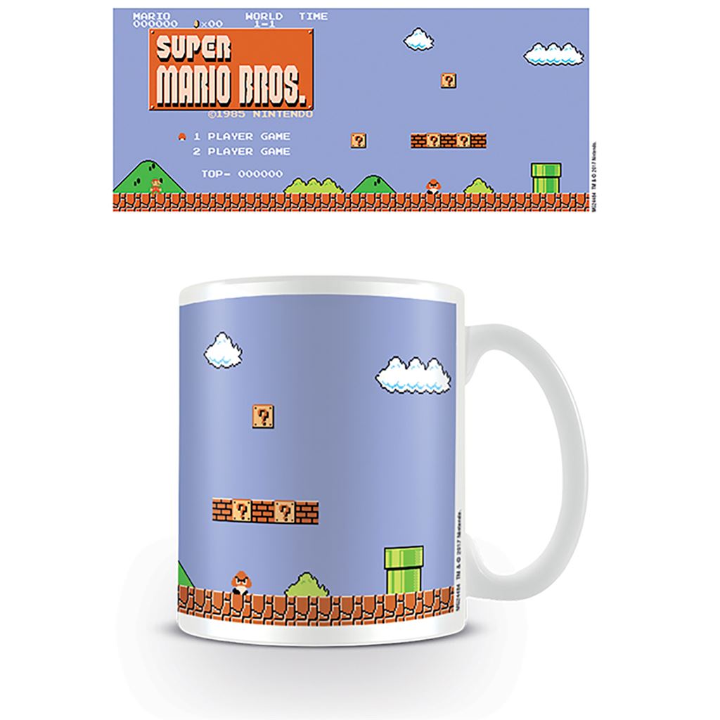 Nintendo – Super Mario Retro Title Mug – White v:6499883 Nintendo – Super Mario Retro Title Mug – White v:6499883