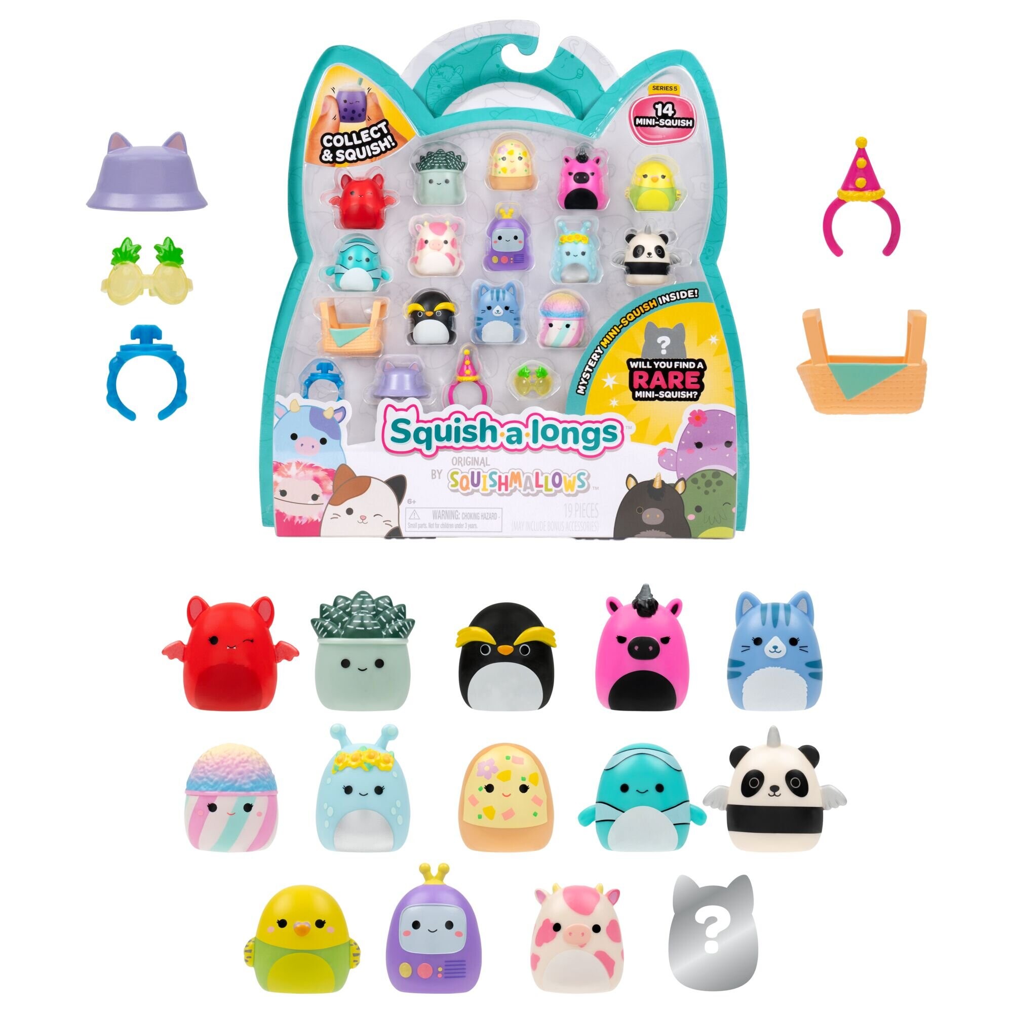 Squishalongs – 2,5 cm 14 Pack S5 (SQAL0267) – 2 – Squishmallows v:9419602 Squishalongs – 2,5 cm 14 Pack S5 (SQAL0267) – 2 – Squishmallows v:9419602