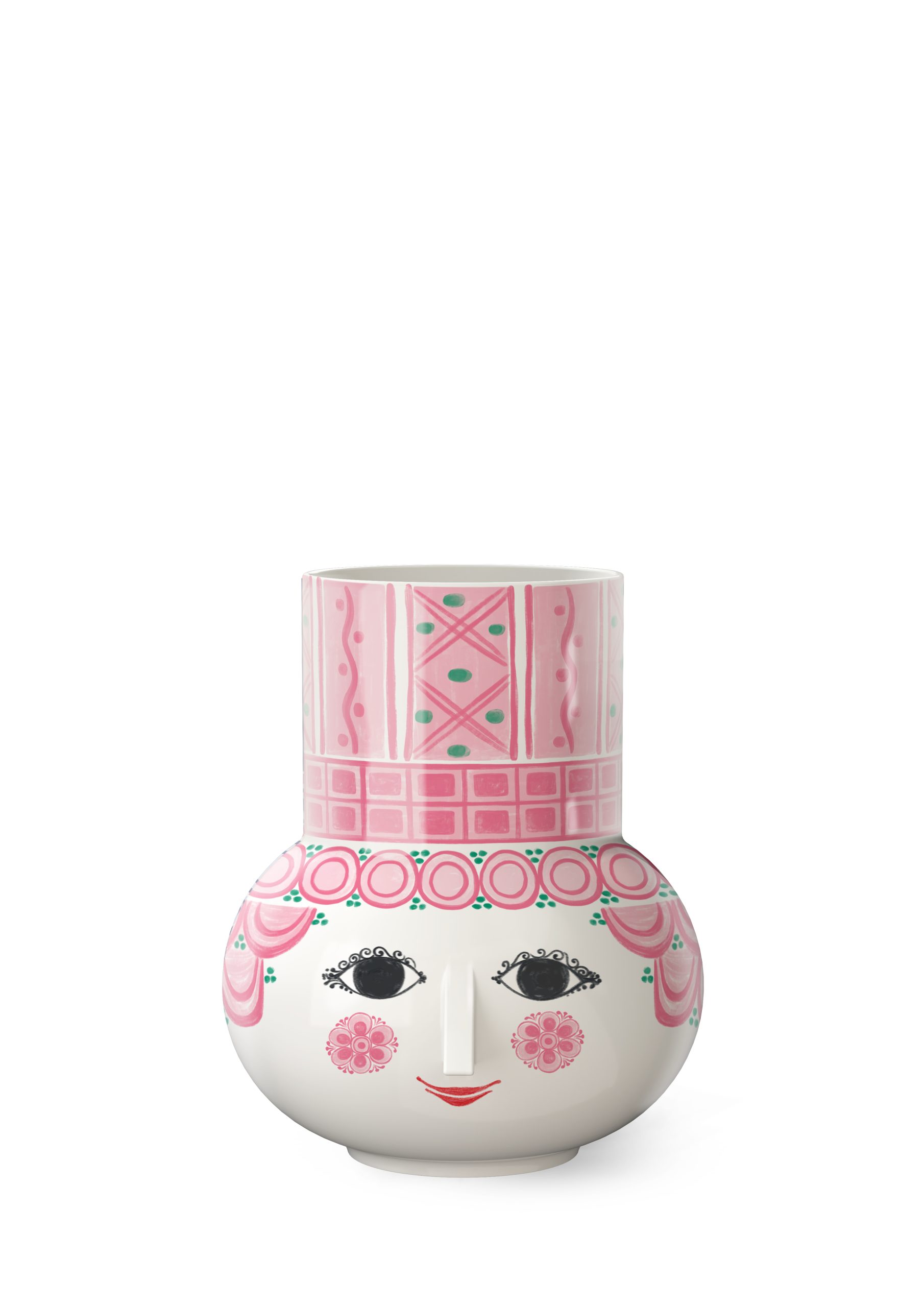 Bjørn Wiinblad - Olga Vase - Pink - 15 cm v:8040518