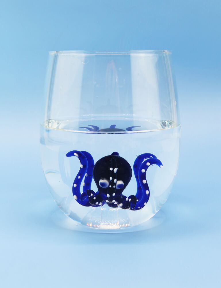 Winkee - Drinking Glasses - Handmade Octopus v:4722668
