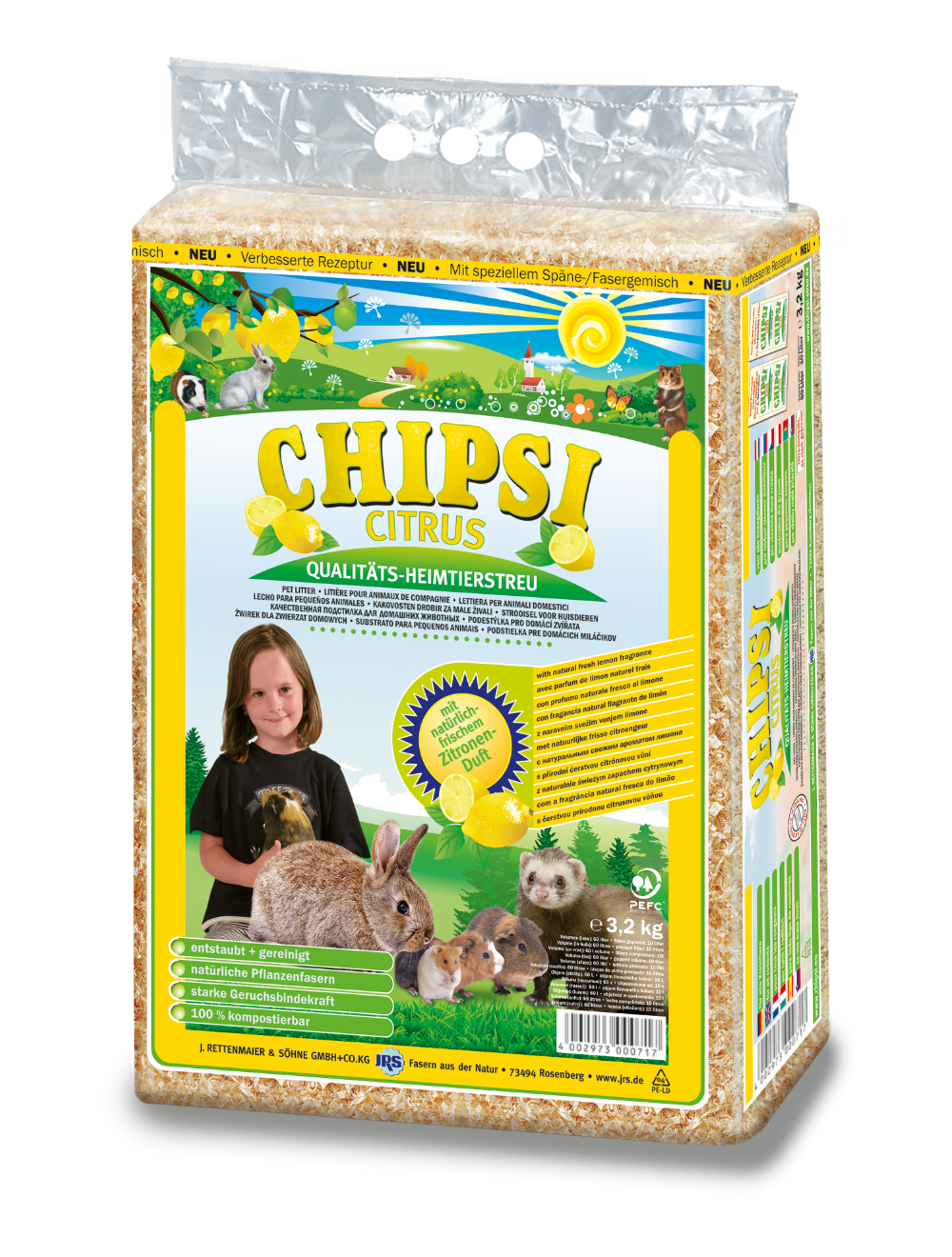 Chipsi - Citrus Bedding shavings 3.2kg - (400297300071) v:4725745
