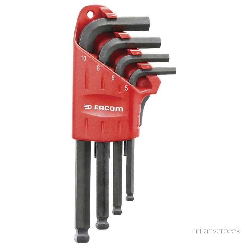 Facom 83SH.JP9A – Set of hex keys with spherical head, 1.5 – 10 mm v:6283065 Facom 83SH.JP9A – Set of hex keys with spherical head, 1.5 – 10 mm v:6283065