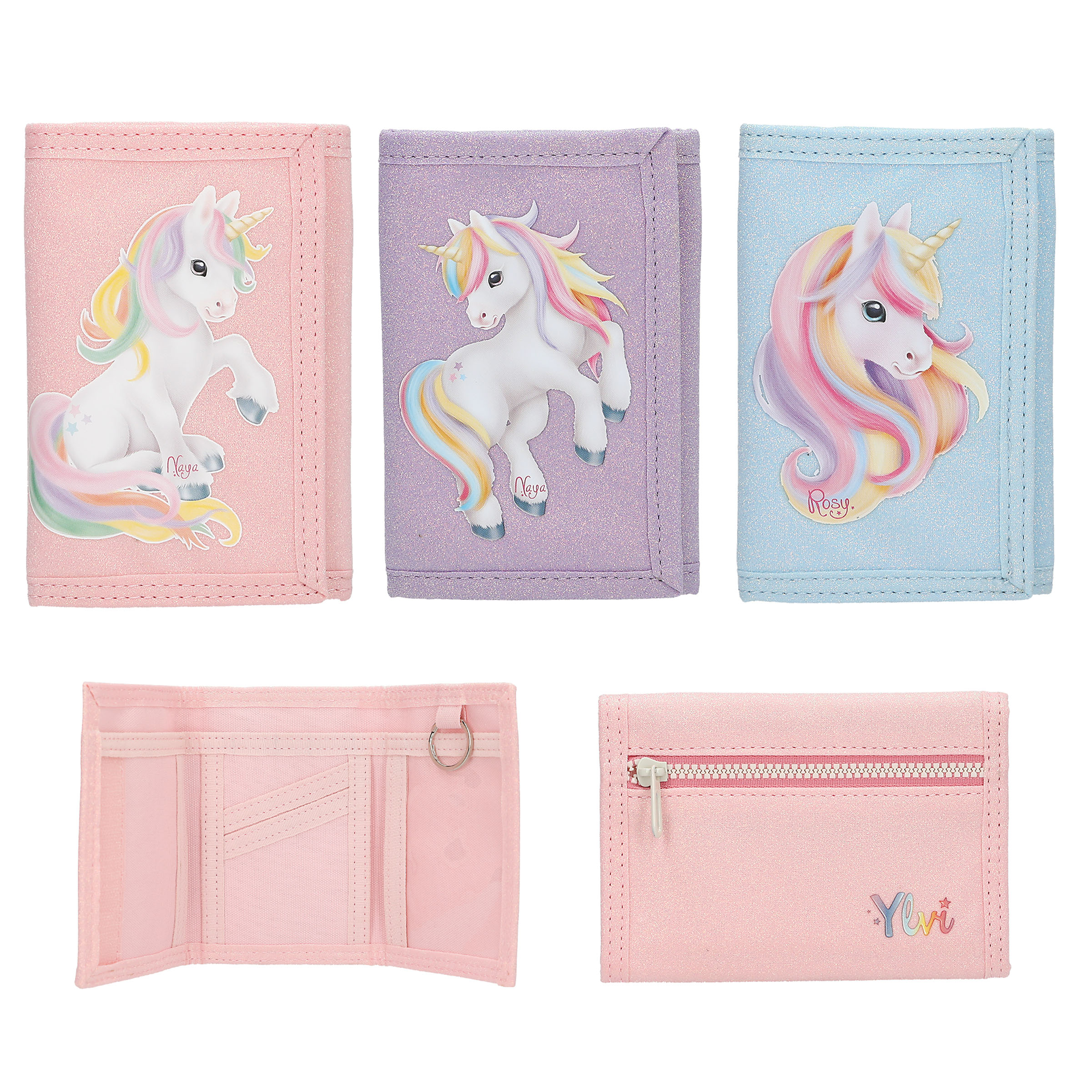 Ylvi - Lommebok SUGAR POP - Rosé, Purple, Light Blue v:3757333