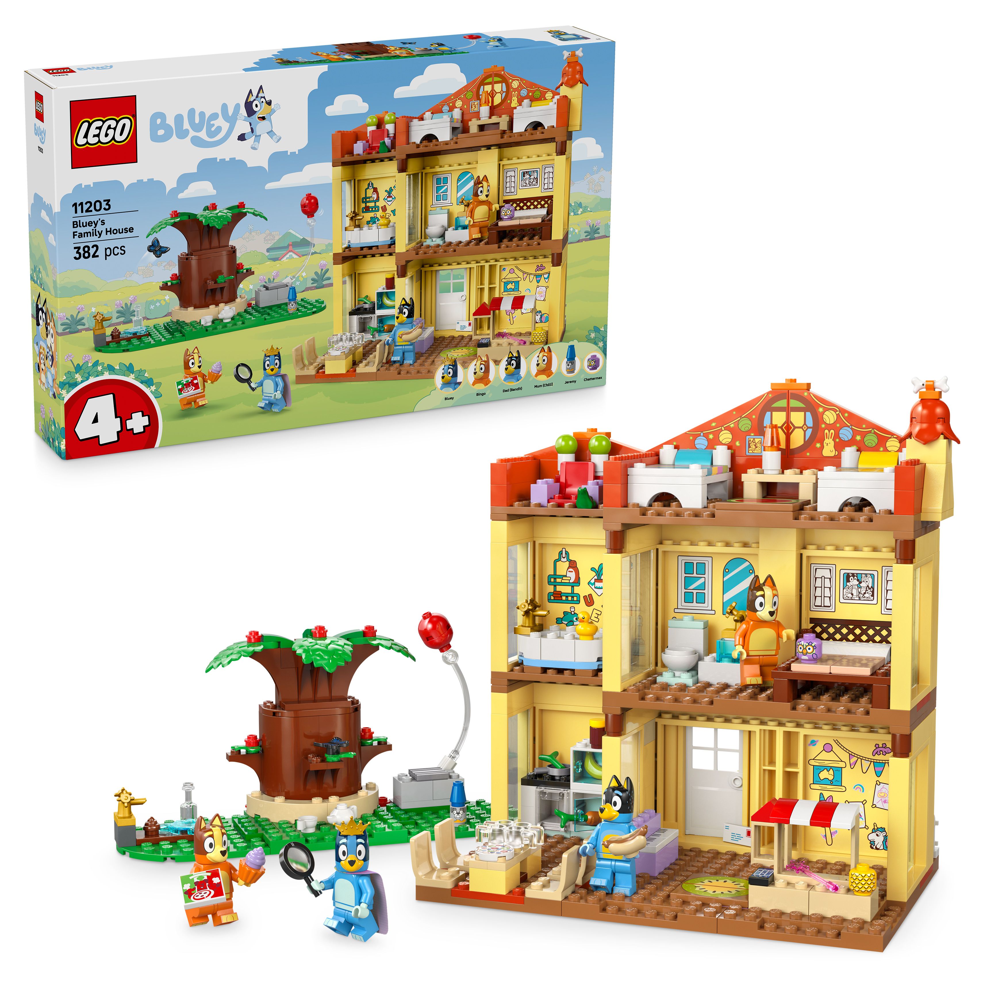 LEGO - Bluey - Blueys Hus (11203) - Gratis frakt v:7596161