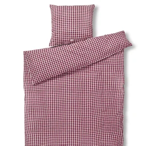 Juna – Bæk&Bølge Sengetøy – Plomme/Rosa – 140×220 cm – Gratis frakt v:7636451
