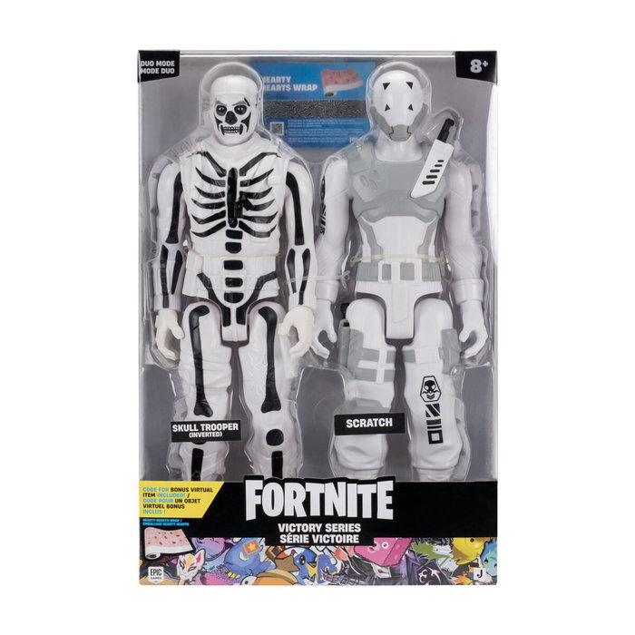 Fortnite – Victory Duo Mode Figures 30CM – Skull Trooper & Scratch – Skull Trooper (Inverted) and Scratch – Fortnite v:5749193