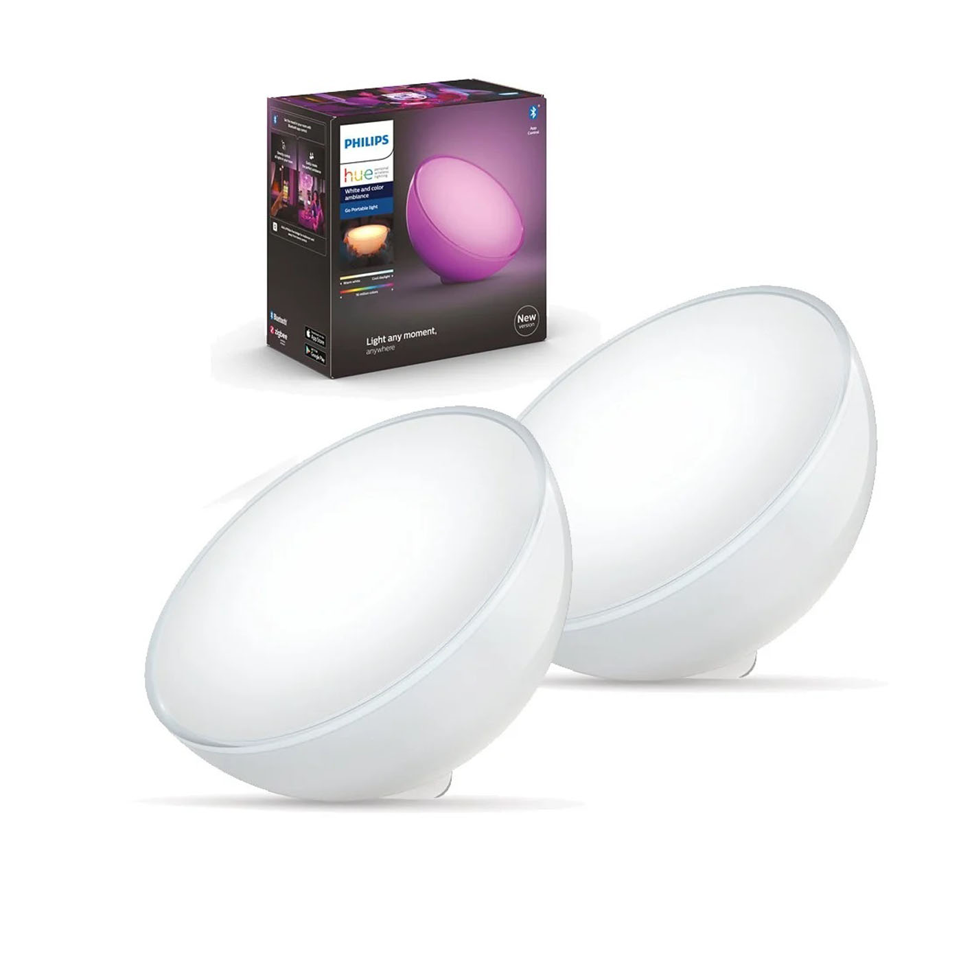 Philips Hue – 2x Go Bordlampe – Pakke – Gratis frakt v:9294735 Philips Hue – 2x Go Bordlampe – Pakke – Gratis frakt v:9294735