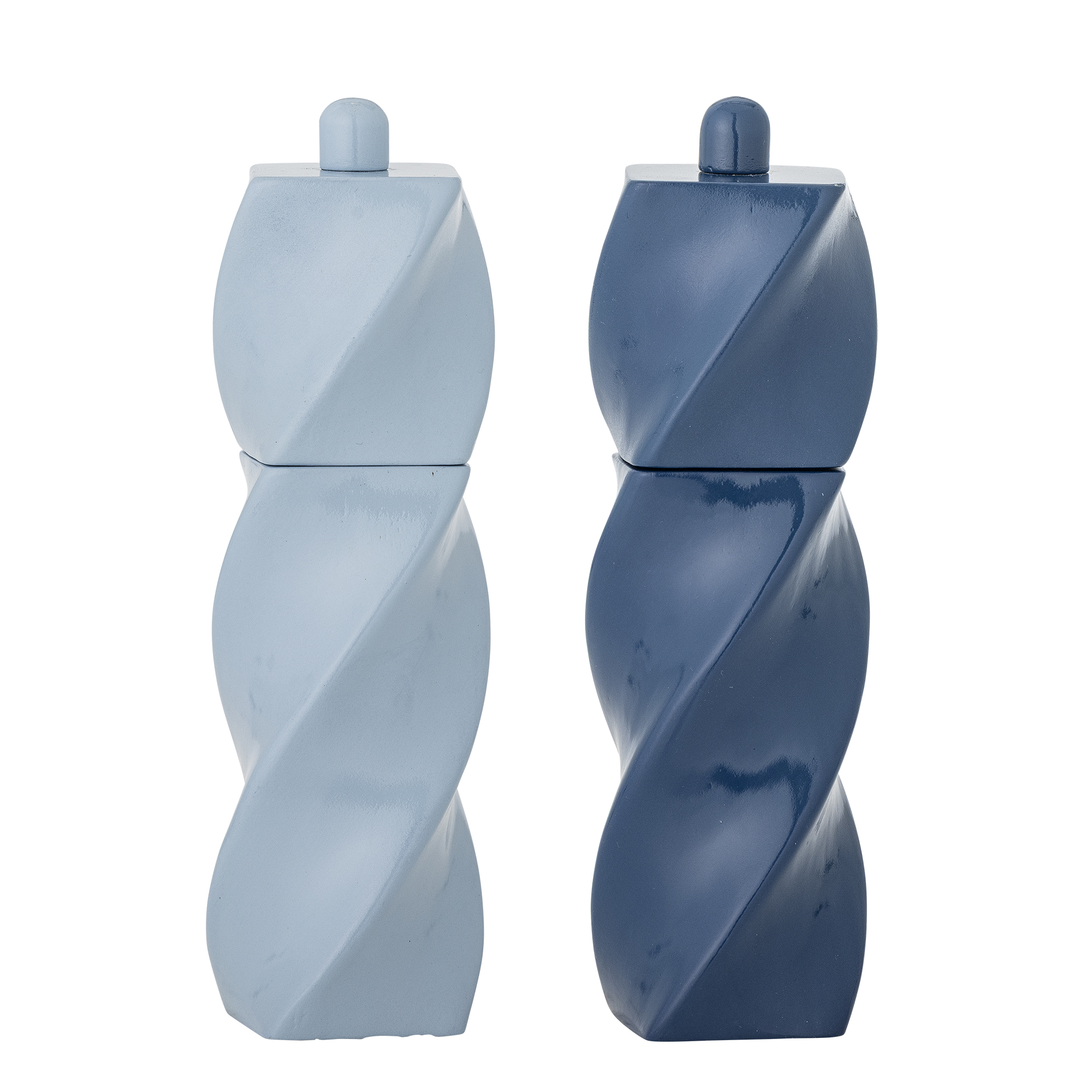 Bloomingville – Riley Salt & Pepper Mill – Blue – Rubberwood – Gratis frakt v:3141115
