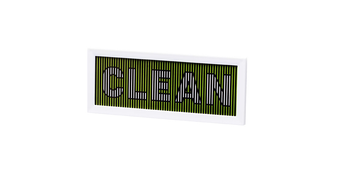 Peleg Design - Dishwasher sign - DishDash - Red/Green - 3 inches v:6803215