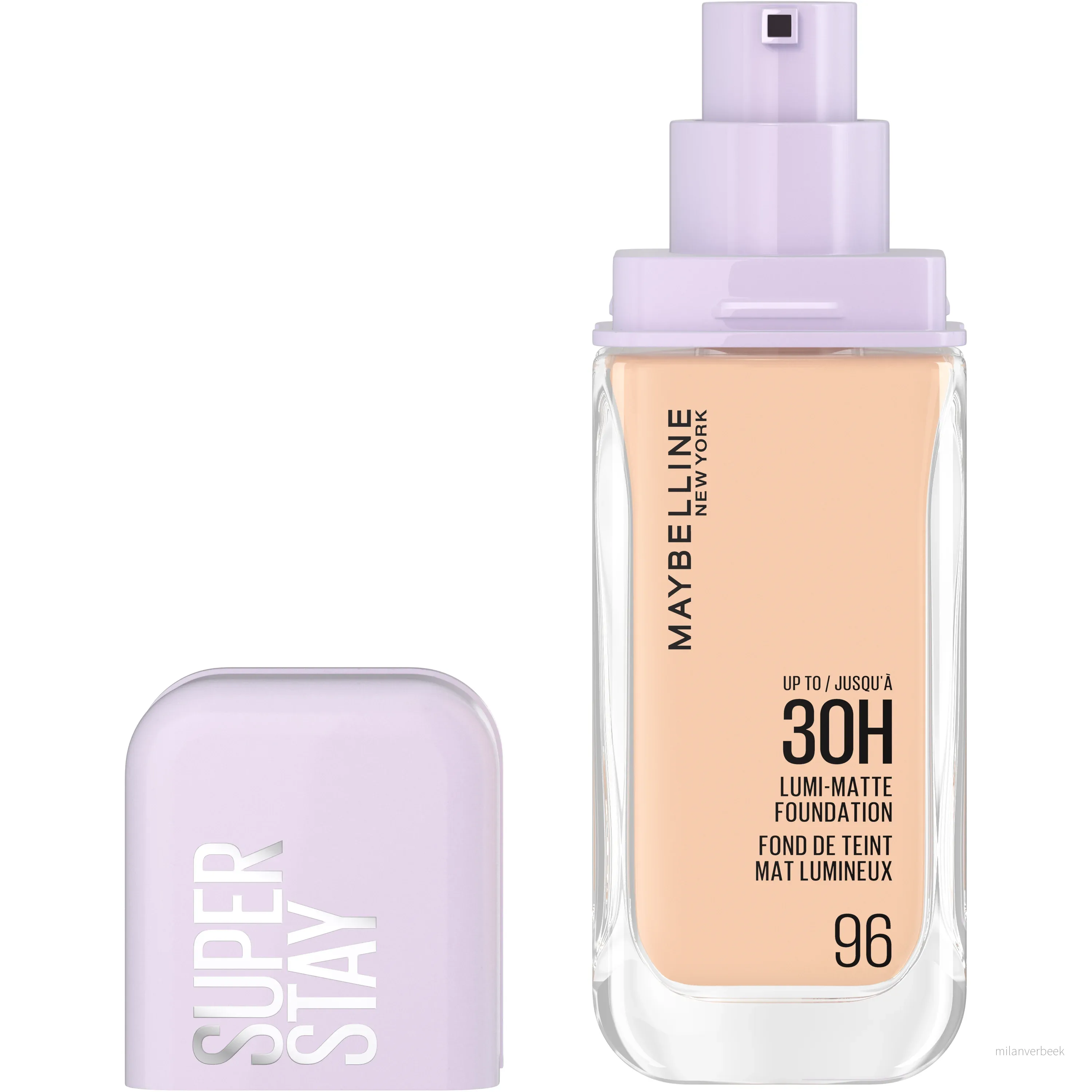New York - Super Stay Lumi-Matte Foundation - Nude - 35 ml - 96 v:1133260