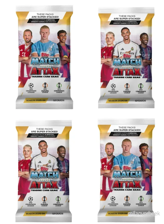 Topps - 4x Match Attax Champions League Cards v:4826078