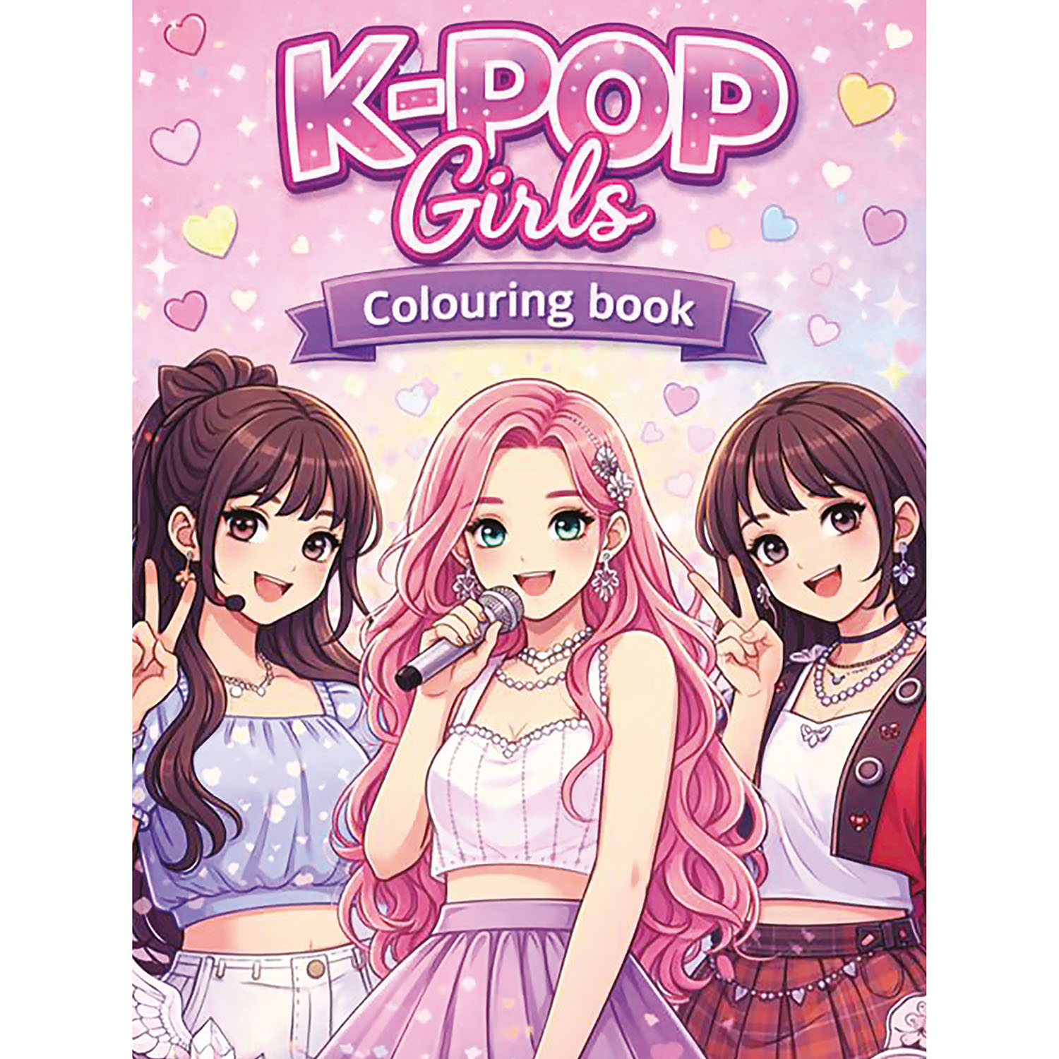 Colour by Chef Works – Målarbok: K-pop girls v:5091038 Colour by Chef Works – Målarbok: K-pop girls v:5091038