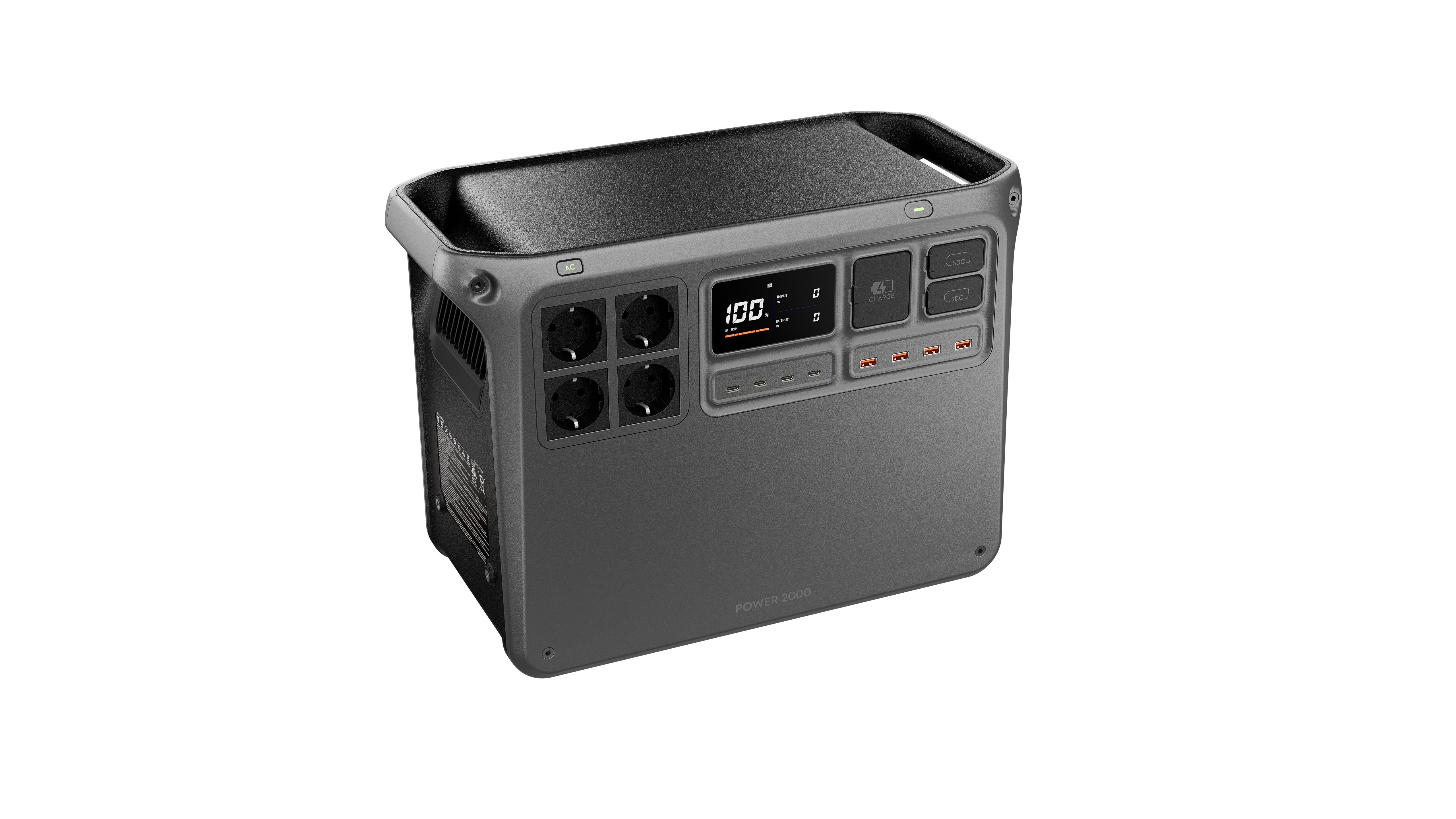 DJI POWER 2000 – Bærbar 2048Wh Kraftstasjon for Turer uten Strøm - Gratis frakt v:1607862