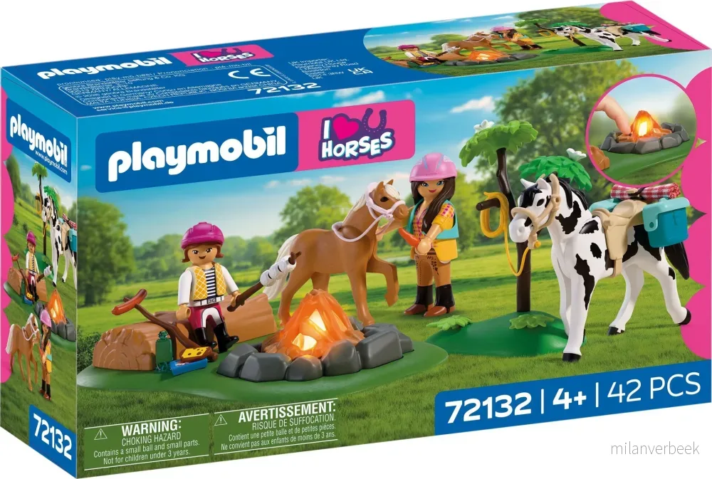 PLAYMOBIL - Horseback Riding Trip with Campfire (72132) v:1263193