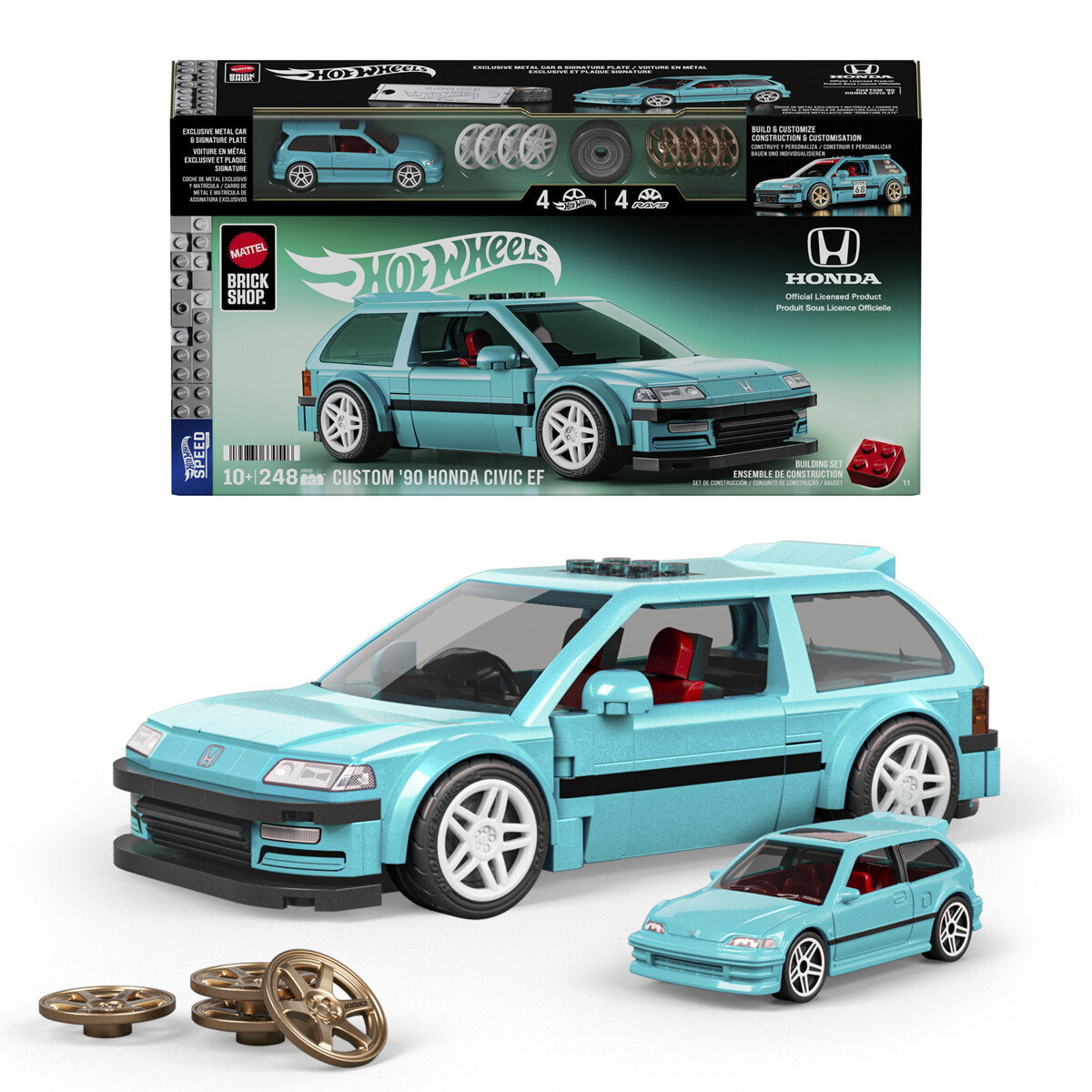 Hot Wheels - Brick Shop Speed Series Honda Civic EF (JHF62) v:3061778