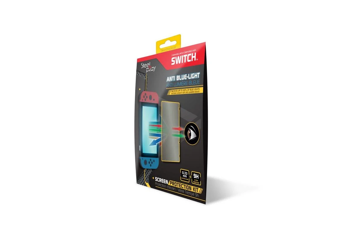 Steelplay Screen Protection Kit 9H Anti Blue-Light Tempered Glass - Switch v:3925648