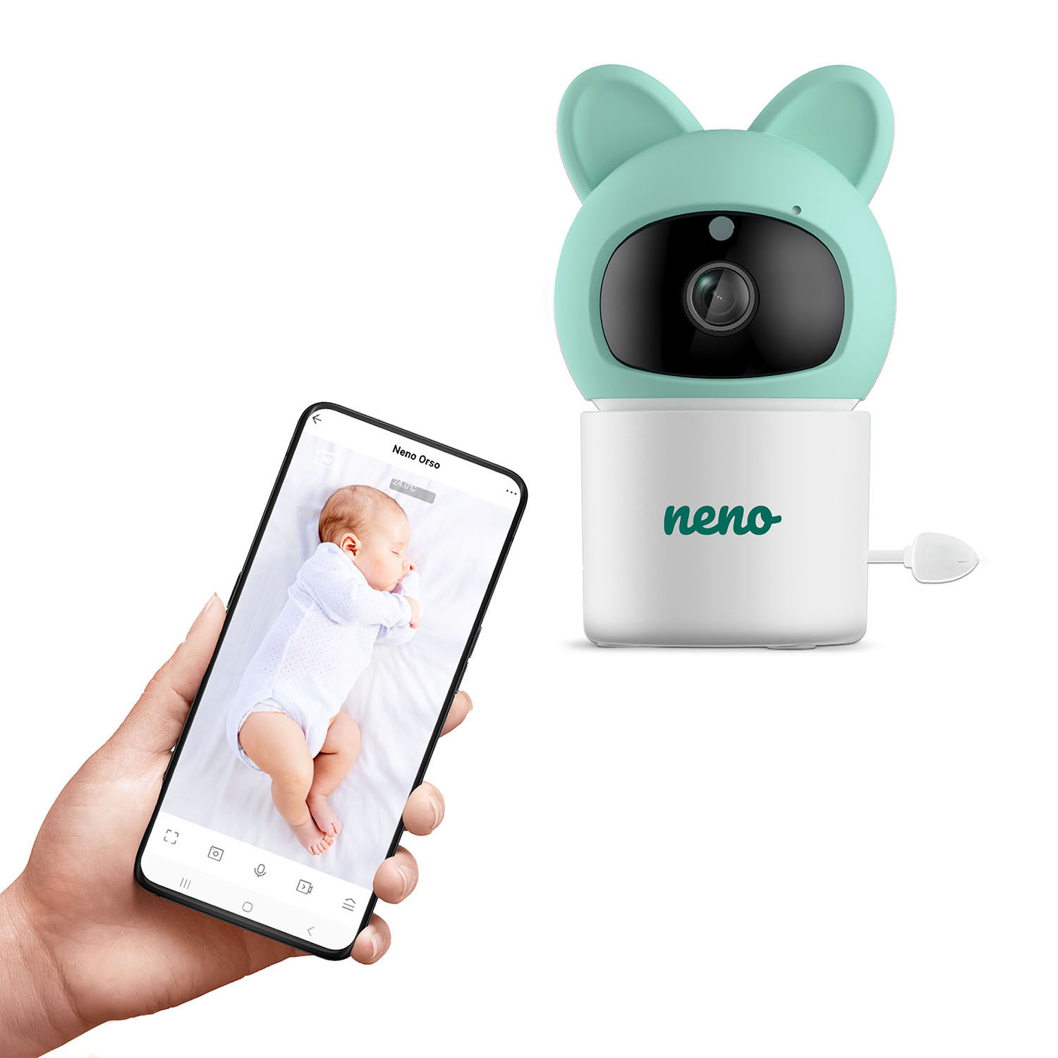 NENO – Babymonitor – WiFi Orso – Gratis frakt v:8524934