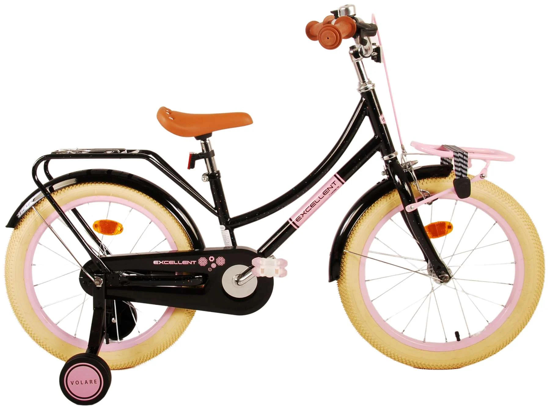 Volare – Children's Bicycle 18" Excellent – Black (21776) – Gratis frakt v:3498681 Volare – Children's Bicycle 18" Excellent – Black (21776) – Gratis frakt v:3498681
