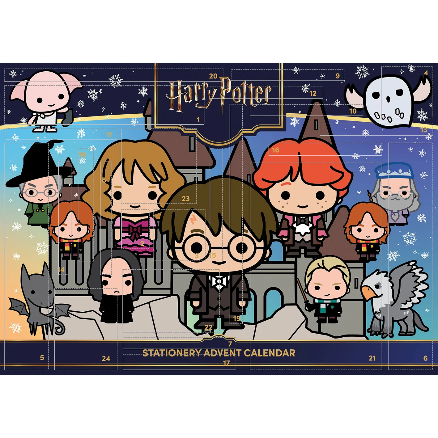 HARRY POTTER STATIONERY ADVENT CALENDAR 2025 - HARRY POTTER v:3036644