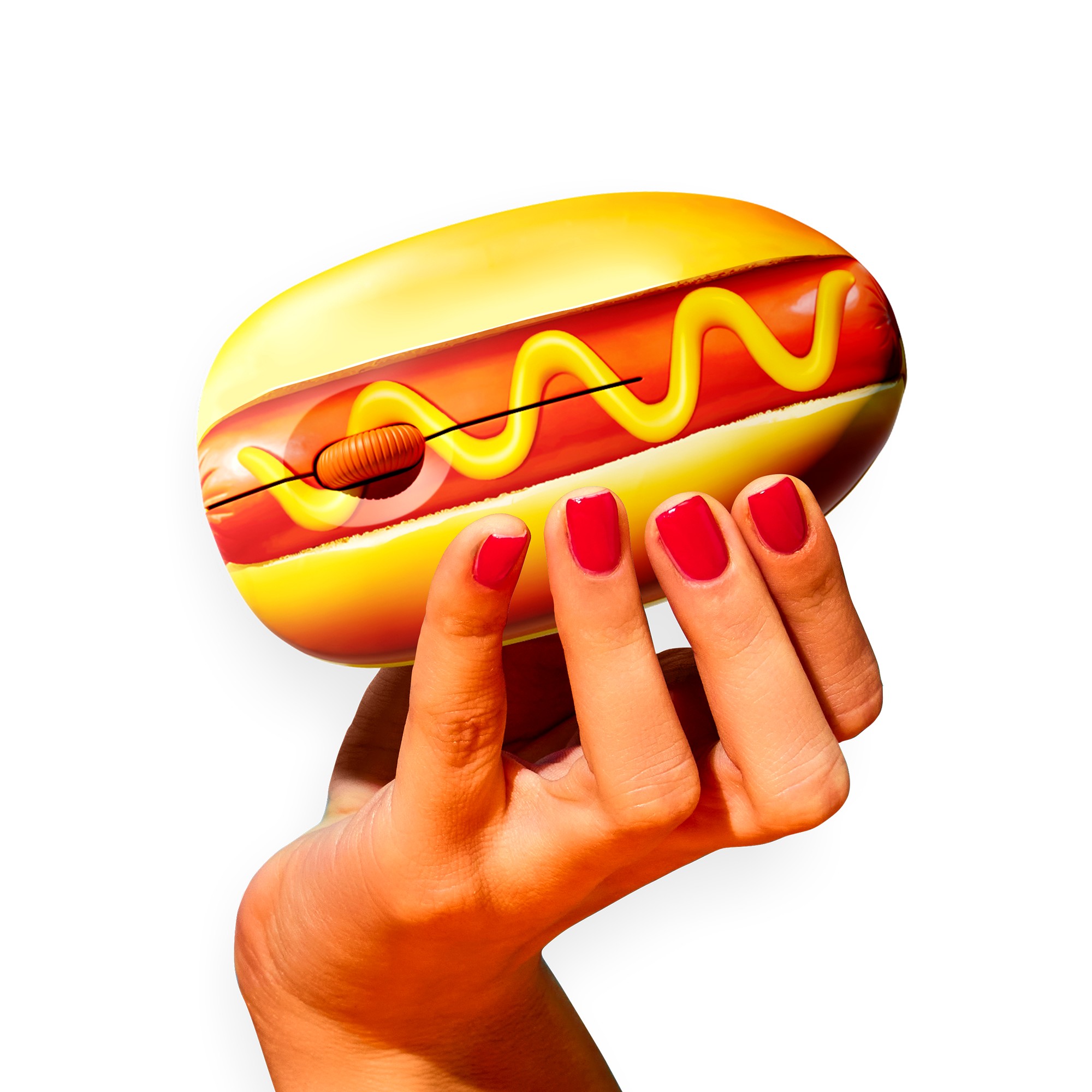 Mustard - Hot Dog Mouse - Vibrant v:4537126