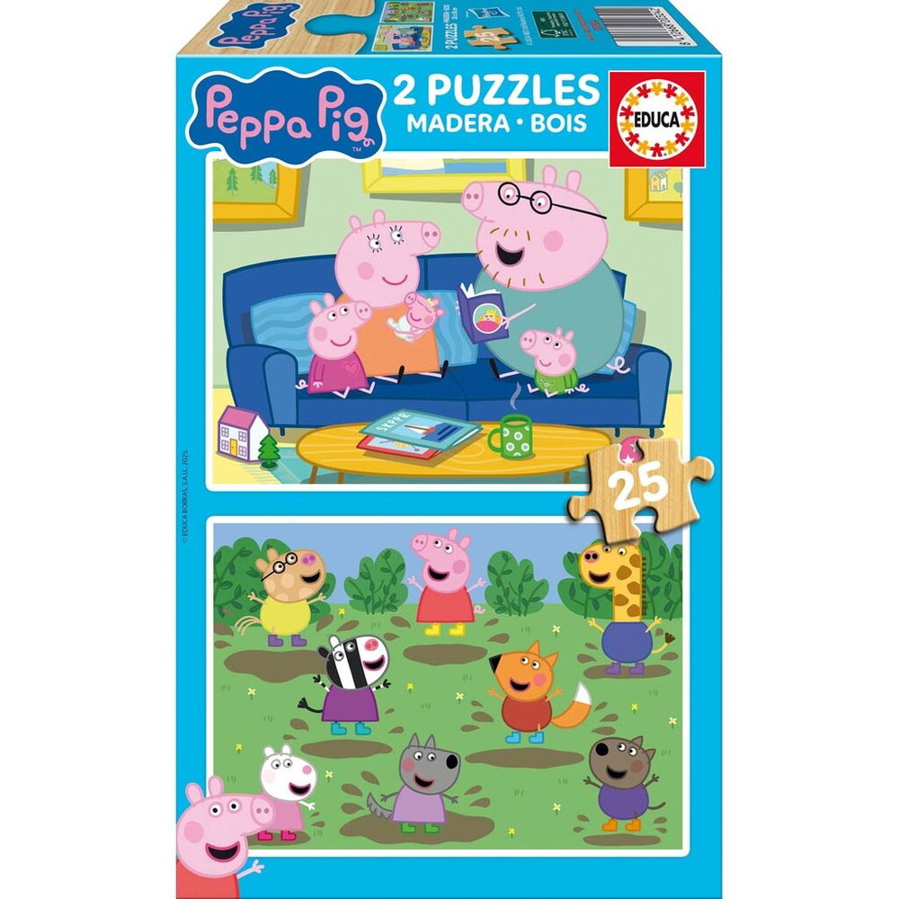 Educa – 2×25 pcs, Peppa Pig (80-20334) v:9252238