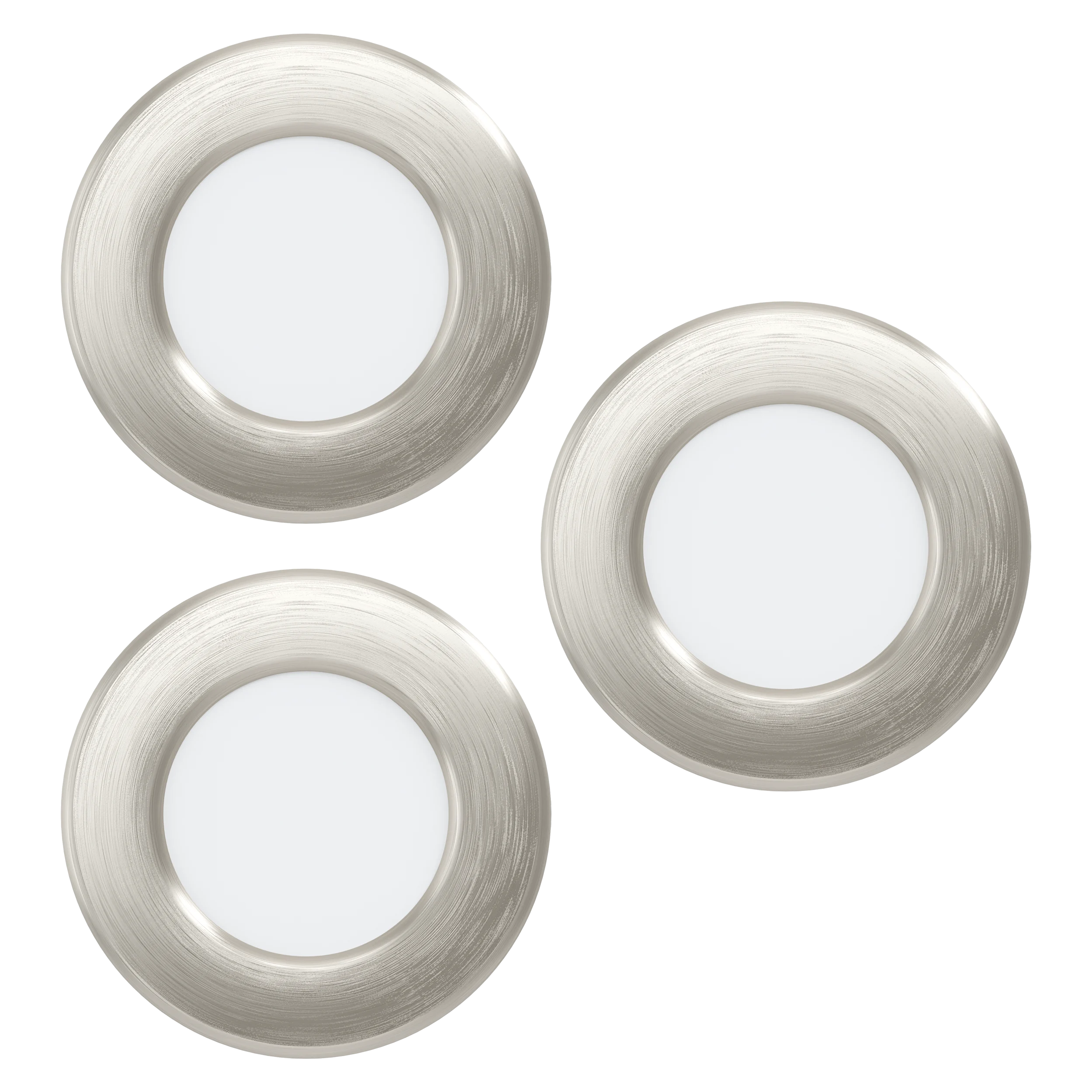 EGLO FUEVA 5 innfelt spotsett – 86 mm – Satinert Nikkel v:2870778