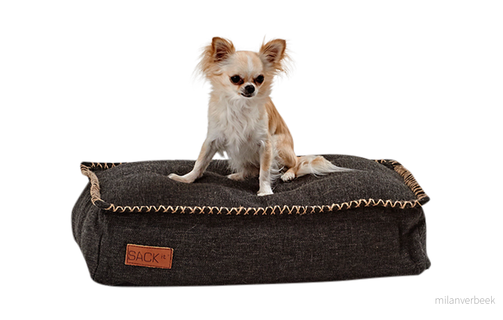 SACKit - Hundeseng Small - 59x40x15 cm - Cobana Svart - Svart - Black - Gratis frakt v:2129604