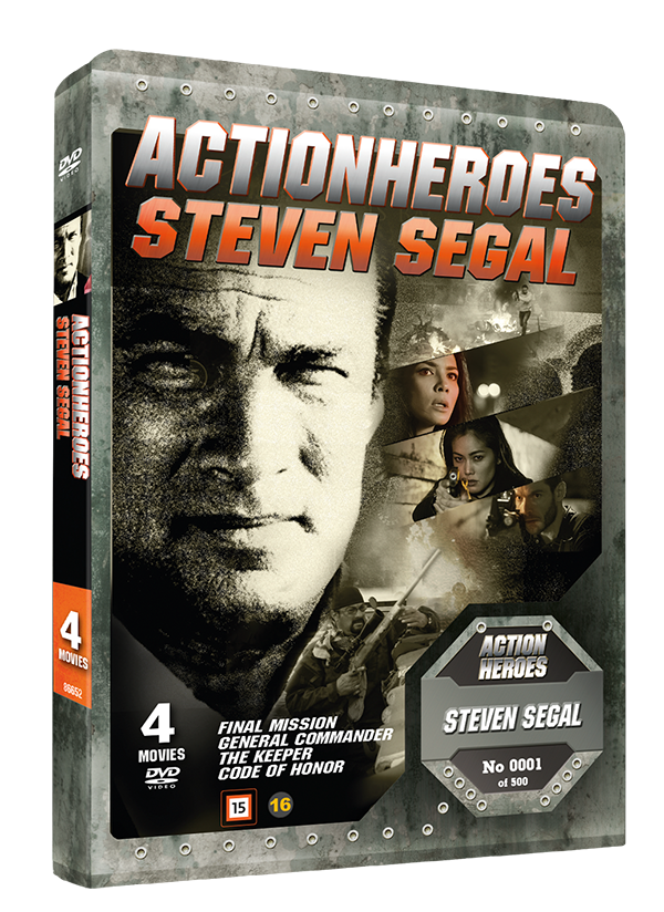 STEVEN SEAGAL Limited edition steelbook (4 dvd box) v:5024756