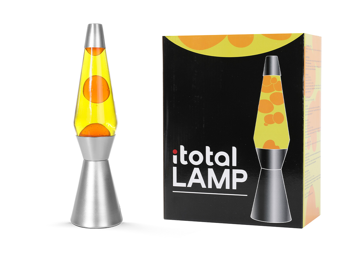 iTotal - Lava Lamp - Yellow and Orange - 36 cm (XL1786) v:9682126