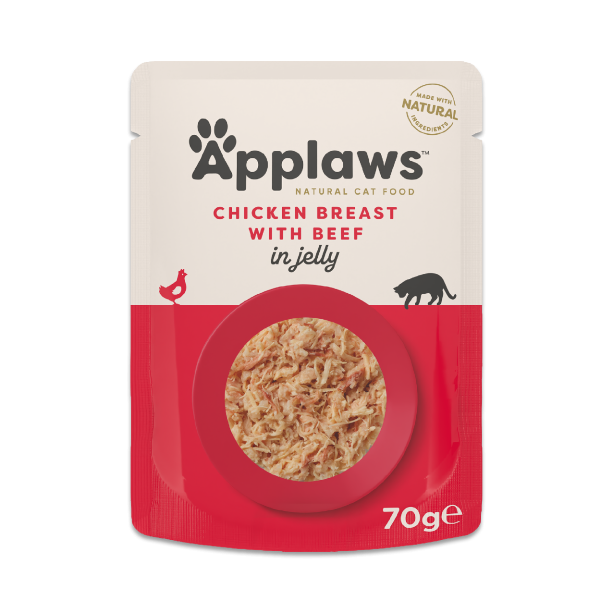 Applaws – Wet Cat Food 70 g Jelly pouch – Chicken & beef (178-252) – 0.07 – Chicken & beef v:3835044