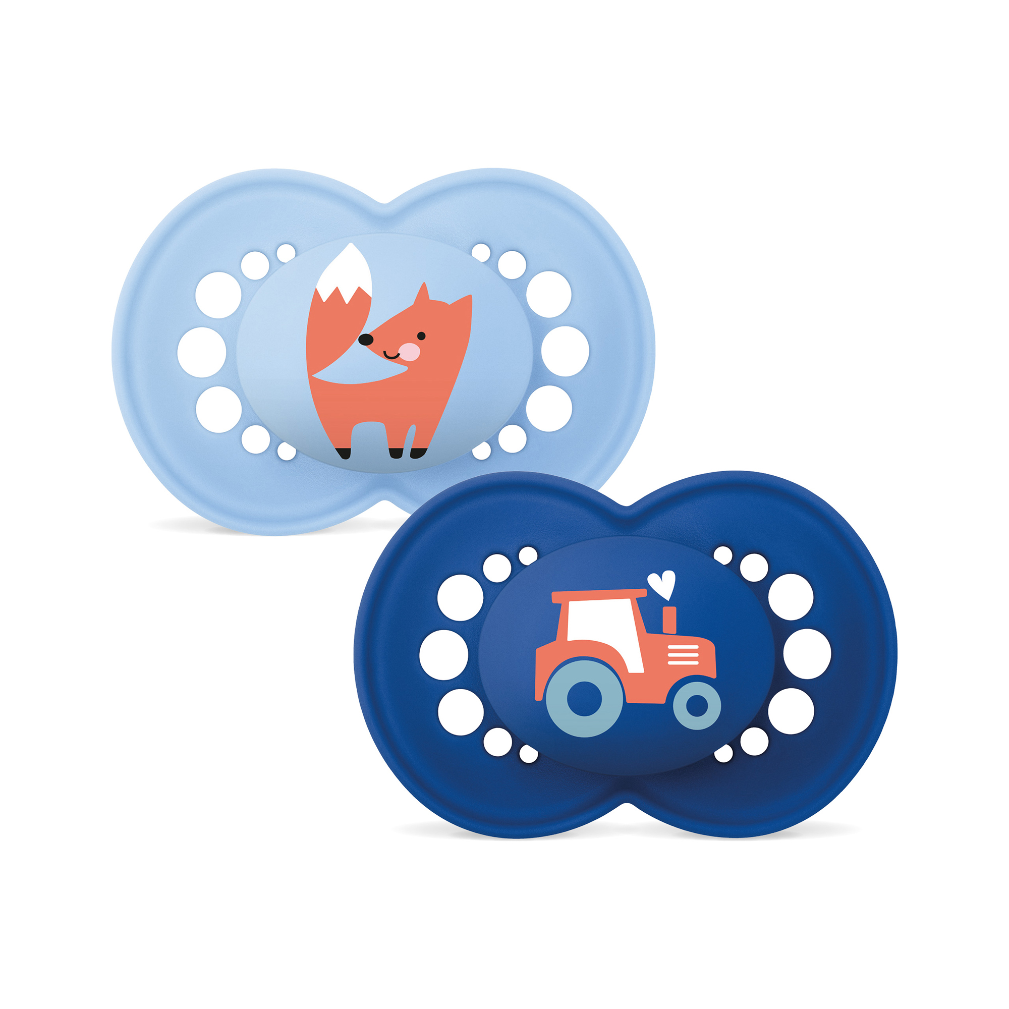 MAM - Original Silk 2p Box V - Blue - 16-36 months v:3270157