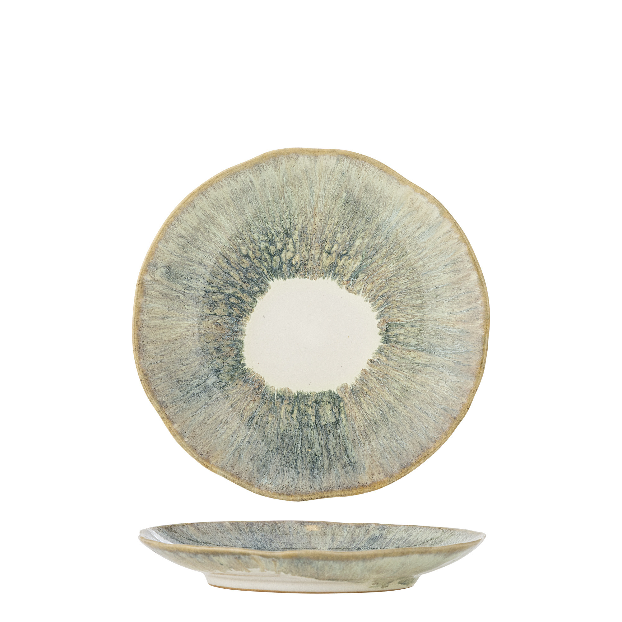 Bloomingville – Imogen Plate – Multi – Stoneware v:4749064